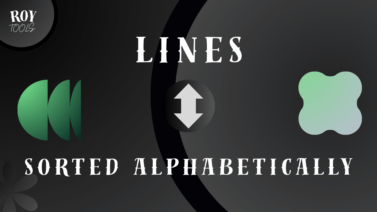 Alphabetical Sorter – Sort Text Lines A-Z or Z-A Online